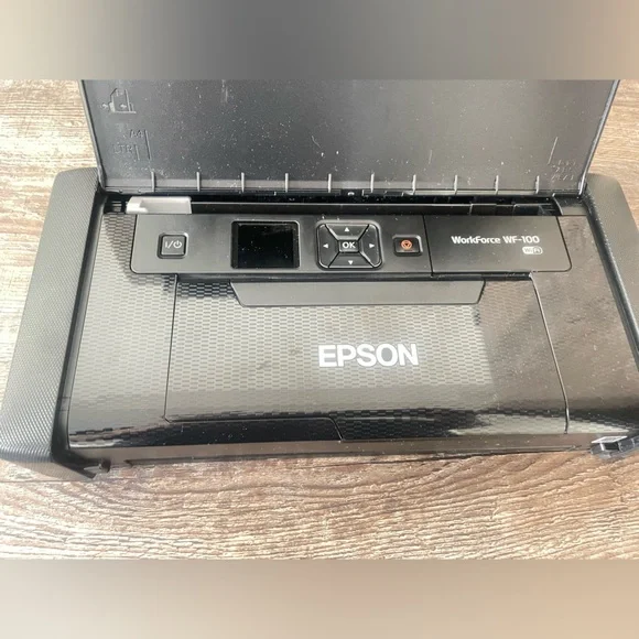 Epson Workforce WF-100 Portable Wireless Inkjet Printer Model B581A no box